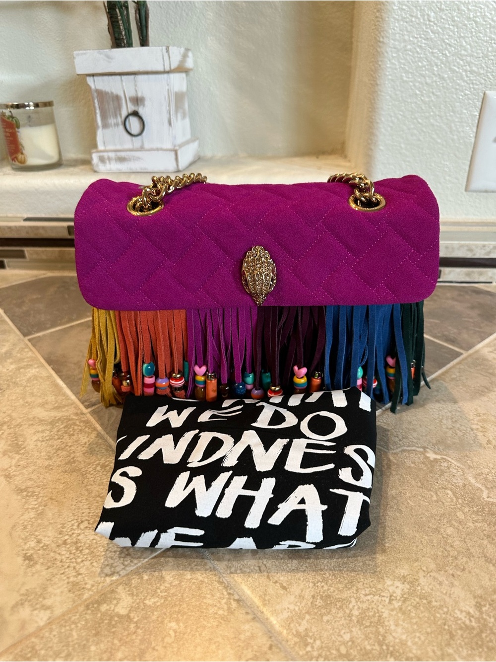 Kurt Geiger Kensington Fringe Bag